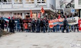 der Gegenprotest ist auch das